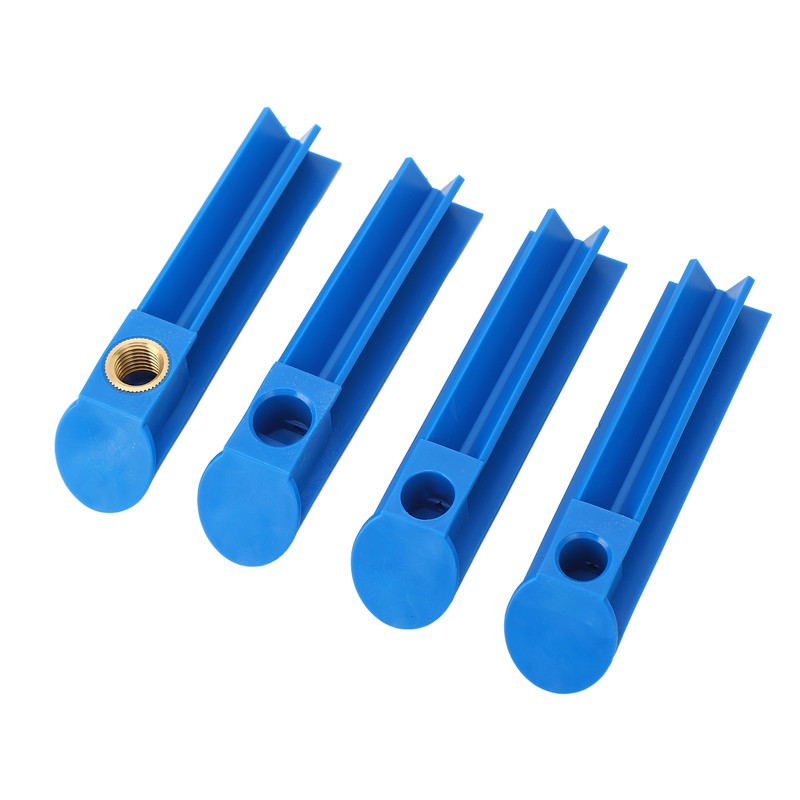 4PCS Fuel Injector Nozzle Flush Cleaner Adapter Universal Cleaning Tool