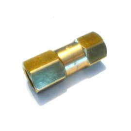 J.E. ADAMS 3/8 INLINE CHECK VALVE 3000 F x F NPT SOLID BRASS NEW J.E.ADAMS MAXI-FLOW