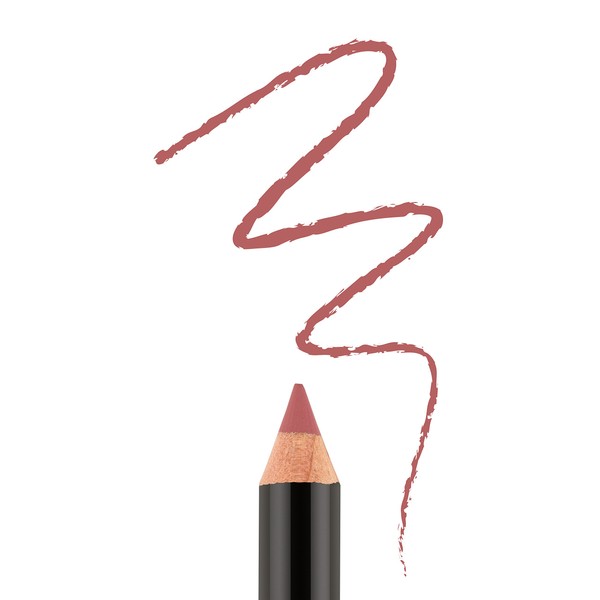 BODYOGRAPHY:Cream Lip Pencil (Heatherberry): Rose Nude Waterproof & Pigment-Rich Salon Makeup w/ Coconut Oil, Vitamin E | Gluten-Free, Cruelty-Free, Paraben-Free
