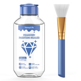 VansyLife Diamond Painting Sealer, Diamond Painting Glue with Soft Bristle Brush, Keep Fixed and Shiny for Diamond Paintings, 5D Diamond Art Accessories and Tools Kit (125mL)