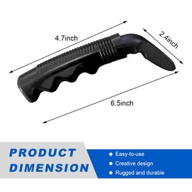 BWBWND Car Door Handle for Elderly, Auto Cane Portable Vehicle Assist Support Handle Grab Bar, Multifunction Car Door Latch Bar Standing Mobility Aid for Seniors and Handicapped (Black)