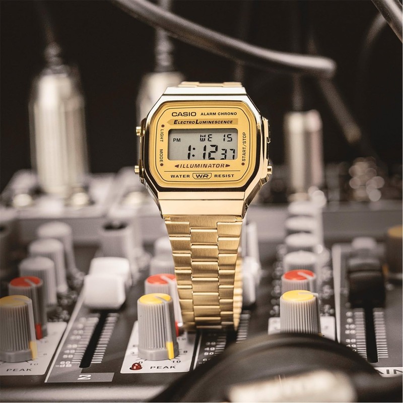 Casio Standard A-168WG-9W Men's Digital Wristwatch