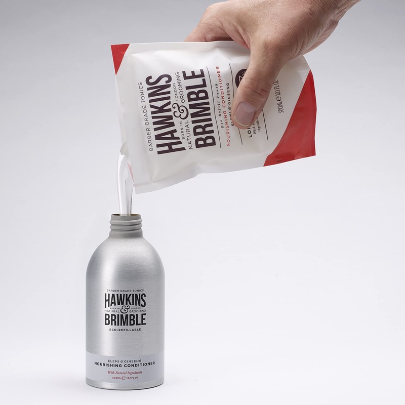 Hawkins & Brimble Shampoo Eco Refillable Bag - 300ml for