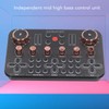 Live Sound Card Voice Changer Soundboard Bluetooth Audio Mixer for