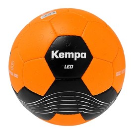 Kempa Leo Handball Training Ball and Play Ball, Handball for Children and Adults - Durable and Grippy from Size 0 to Size 3, Orange/Black