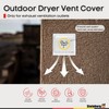 Steinberg14 Dryer Vent Cover Outside 4 inch - ABS Plastic