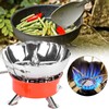 Outdoor Windproof Folding Camping Portable Mini Burner Picnic Barbecue Gas