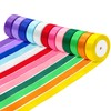 Xnegau 12 Colours Satin Ribbons 25mm x 22m Gift Wrapping
