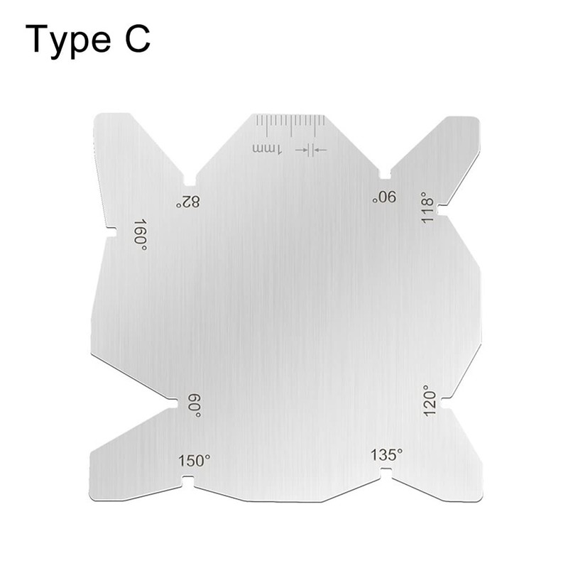 Smgda Drill Bit Angle Gauge, Stainless Steel 118 Degree Angle