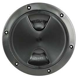 Osculati Inspection Cover with Thread and Seal, Colour: Black, Diameter: 152 mm