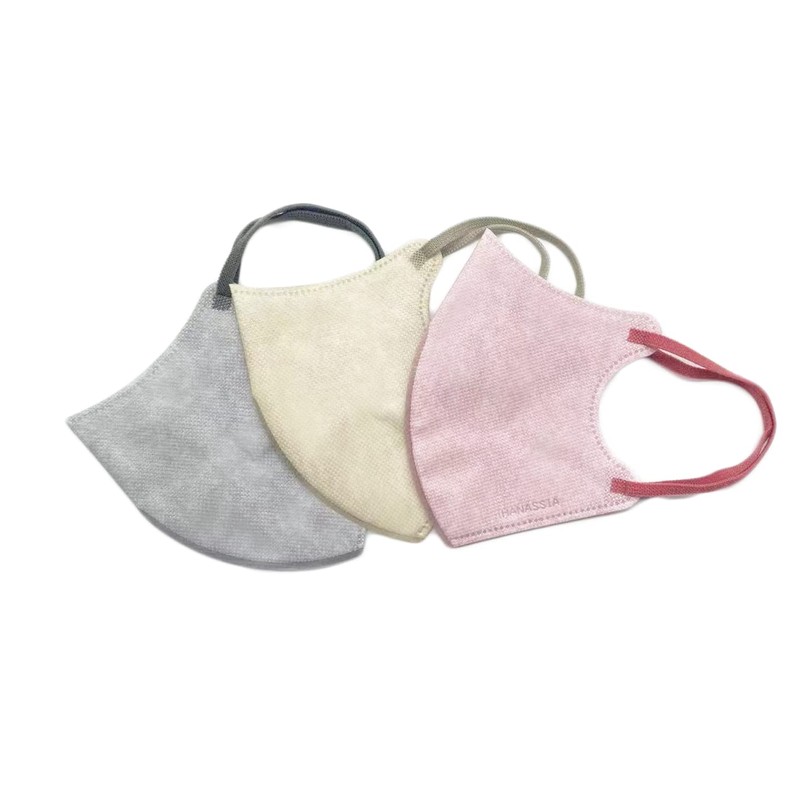 【全国マスク工業会マーク入り】Hanassia ウィステリアbicolor マスク 個包装 30枚入り （カラーMIX）【AI-WILL】