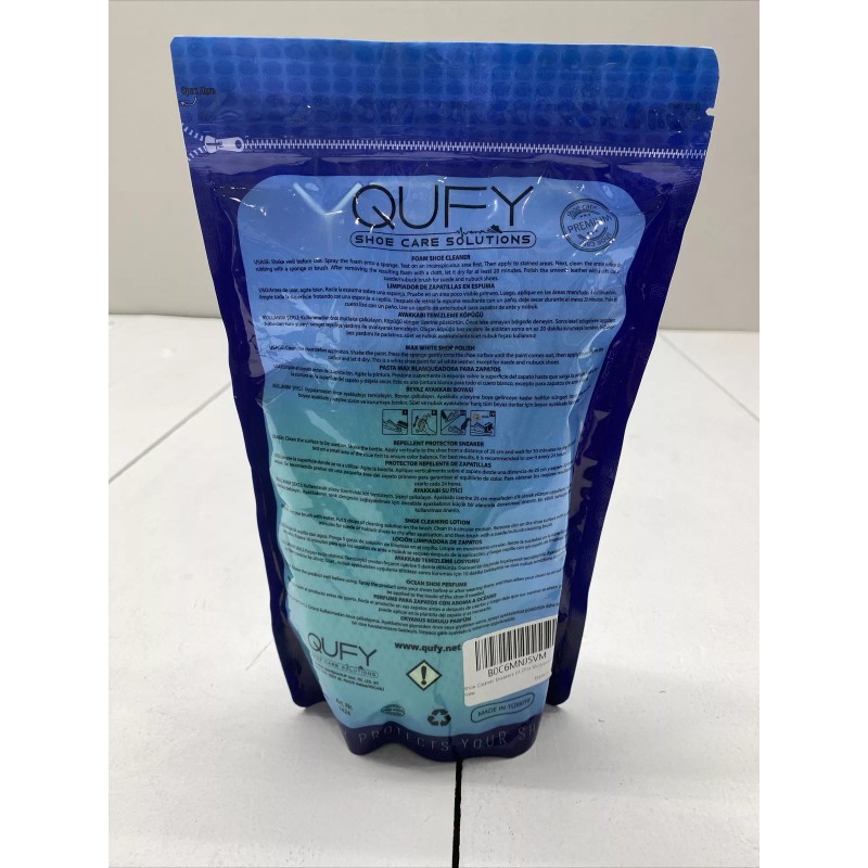 QUFY Shoe Care Solutions Shoe Care Kit Microfiber Cloth Foam