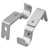 Fangehong 6pcs Curtain Pole Bracket, Adjustable Single Curtain Rod Brackets,