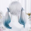 Gradient Wig Long Full Wig Cosplay Bob Wig for Women