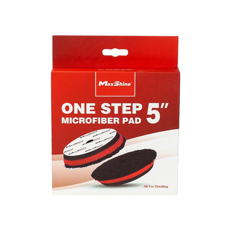 Maxshine 5" Universal Premium One-Step Microfiber Polishing Pad for DA