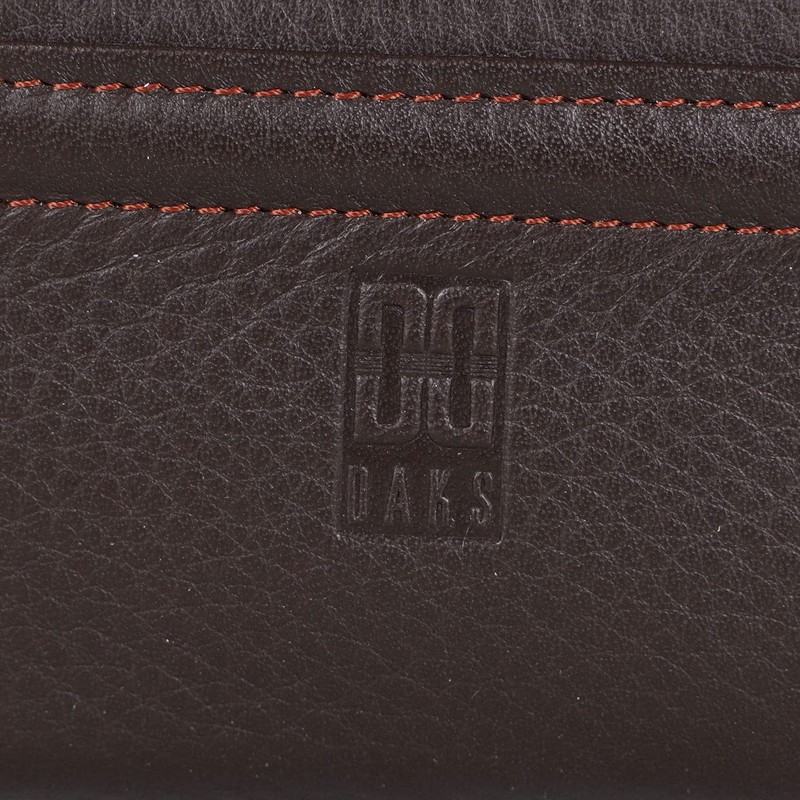 DAKS COIN CASE DP20760 Men's L-shaped Zipper, Wallet, Coin Purse,