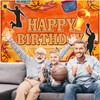 Boao Boao Basketball Happy Birthday Backdrop Banner Boy Basketball Theme