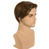 Genovation-MSW-17 Pelucas Cortas Rectas Marrones Para Hombre, Cosplay