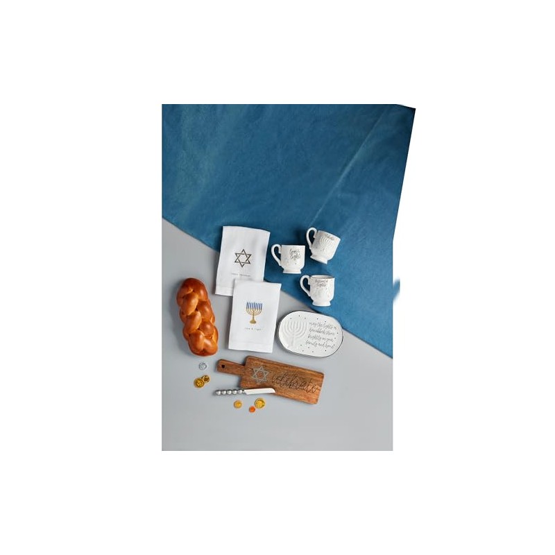 Mud Pie Challah Set Serving, board 5" x 16" |