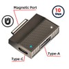 CY Adapter Magnetic to USB3.1 Type-A & 15V Type-C USB-C