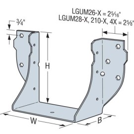Simpson Strong-Tie LGUM410-SDS High-Capacity Beam/Girder Hangers for Concrete