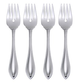 Oneida American Harmony Everyday Flatware Salad Forks, Set of 4