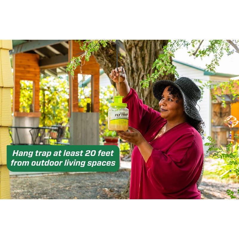 RESCUE! Outdoor Fly Trap - Reusable - 3 Traps