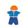 Miniland Dolls Autumn Denim Set, 21 cm Size