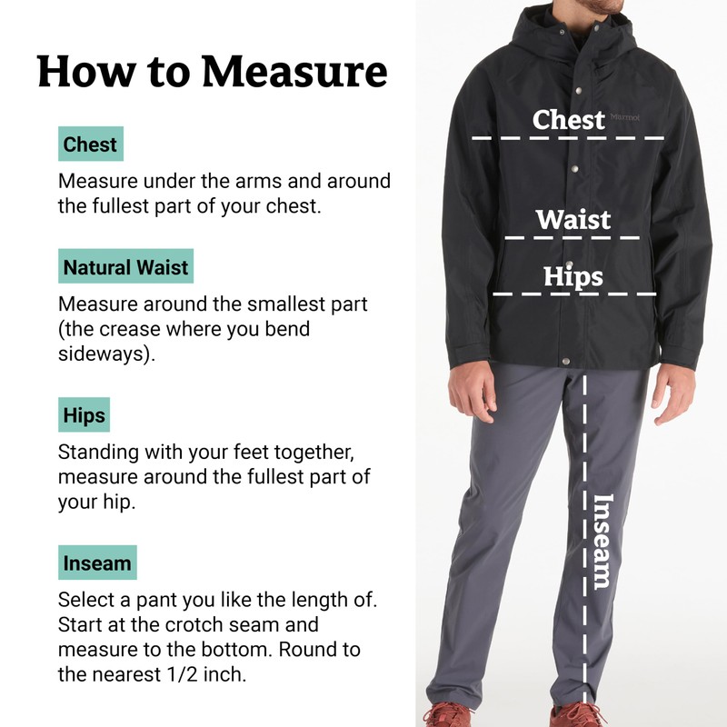 MARMOT Men's Cascade Waterproof Rain Jacket, Black, Medium