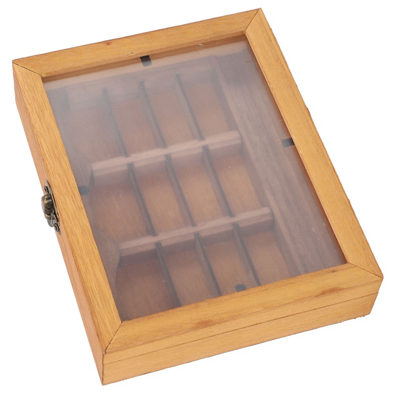 Miniature Wooden Bookshelf Anxiety Relief Multi Books Display Case Cabinet