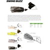 Freedom Tackle 55004 Swing Buzzbait, Black, 7/16 oz