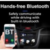 HZEX Car Stereo with Bluetooth, Media Player Subwoofer Outputs, Single