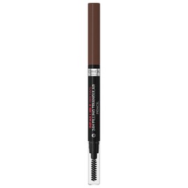 L'Oréal Paris Eyebrow Pencil with Rotatable Triangular Tip for Defined and Natural Eyebrows, Infaillible Brows 24h Brow Filling Triangular Pencil, No. 3.0 Brunette