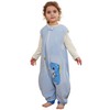 BETTERFUN - Saco de dormir para niños pequeños con pies