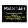 Military Tactical Backpack Patches, Psalm 144:1 BNW Combat Badge, Morale