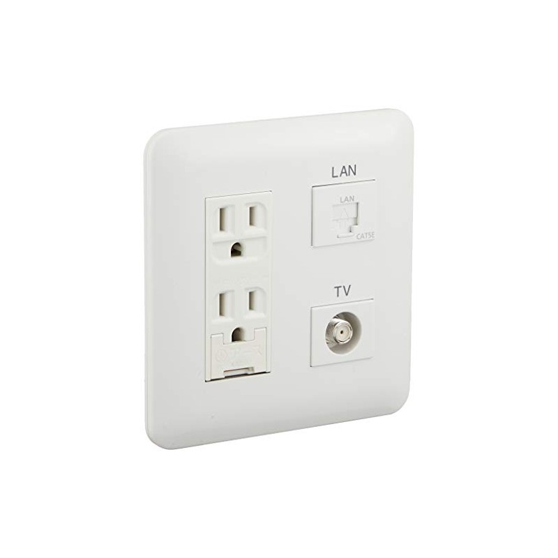 Panasonic Cosmo Series WTF34373W Wide 21 Embedded Multimedia Outlet with