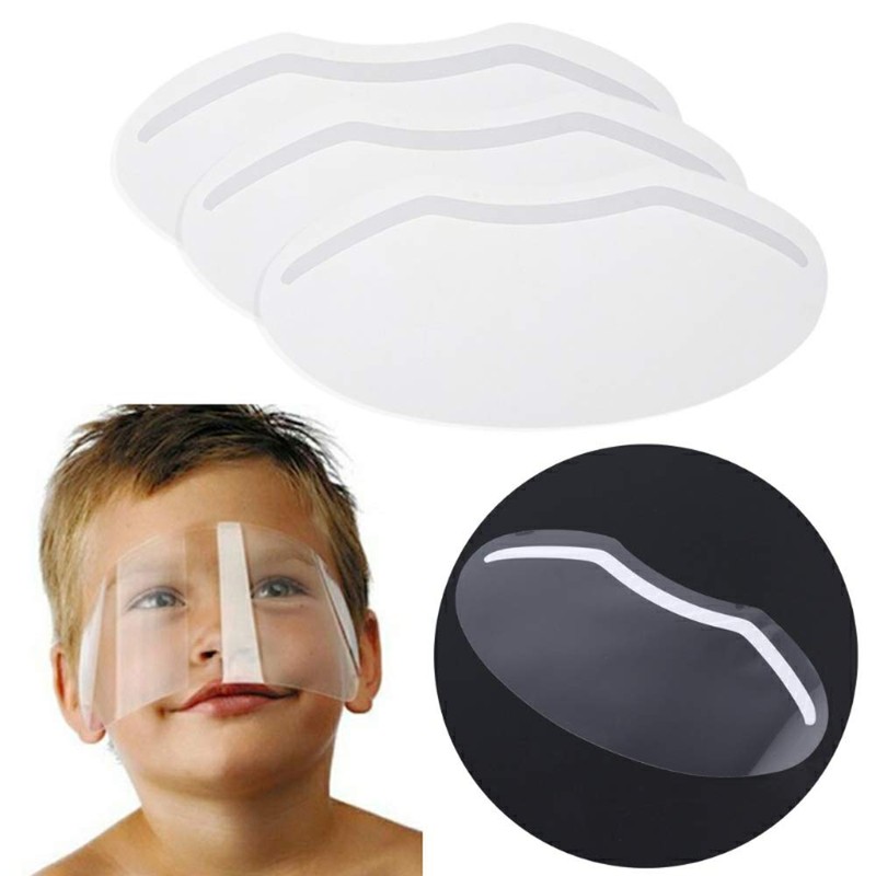 LWBTOSEE 50pcs Permanent Makeup Shower Face Shields Visors, Disposable Face