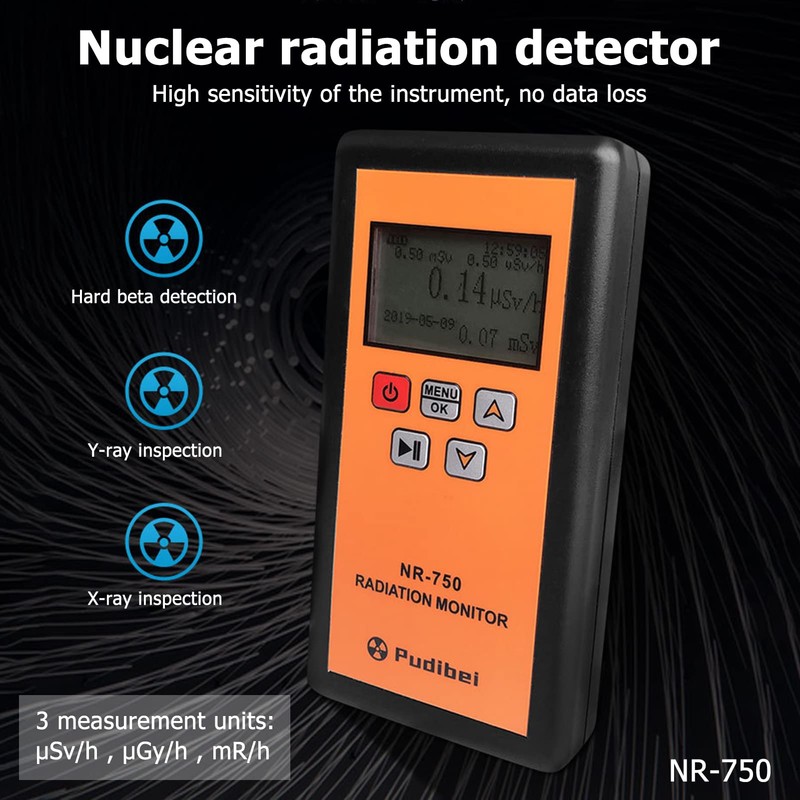 Nuclear Radiation Detector, Handheld Radiation Detector X, Y and Hard