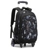 VIDOSCLA Elementary Kids Boys Rolling Backpack Teens Carry-on Luggage with