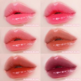 YNM Heart Jelling Tint (03 PAPAYA JELLING, 0.09 oz) Korean Lip Tint, Long-Lasting Color, Vivid Color