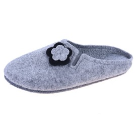 Women's Winter Slippers - Warm Slippers Women Made of Wool Felt - Felt Slippers Women - Women's Winter Slippers - Warm Slippers Women's Felt, Grey felt