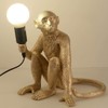 CHABEI Modern Table Light, Monkey Desk Lamp, Resin Sitting Monkey