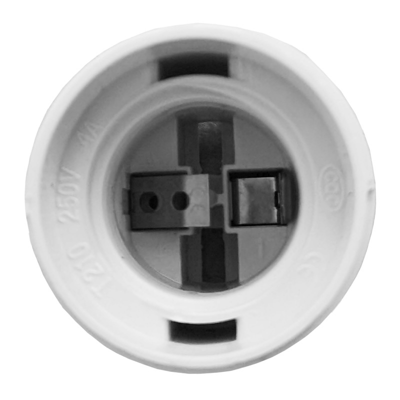 YinzPlus 6 pcs per Pack E26 Lamp Holder White Color