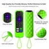 [2 Pack] Silicone remotes Cover case Compatible with TCL/Hisense-Roku Remote&