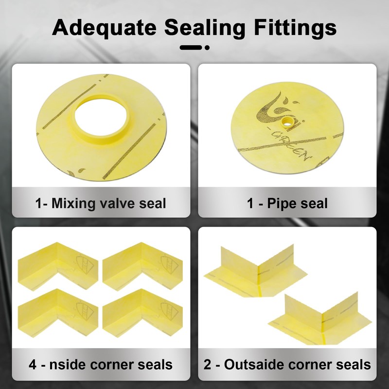 Shower Drain Flange Kit Compatible with Schluter Systems kerdi Shower