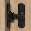 Barn Door Lock, 90/180 Degree Gate Latches, Zinc Alloy Right