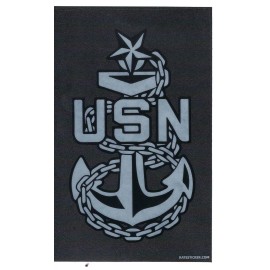 SENIOR CHIEF   PETTY OFFICER  USN NAVY E-8 STICKER DECAL