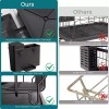 AIDERLY 2 Tier Dish Drainer Rack with Drip Tray Cutlery