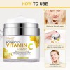 Crema Facial Vitamina C + Ácido Hialuróncio + Aloe Anti-edad