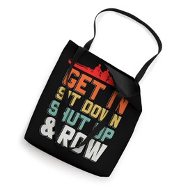 Rowing Lover Water Sports Team Crew Rowing Boat Canoe Tote Bag